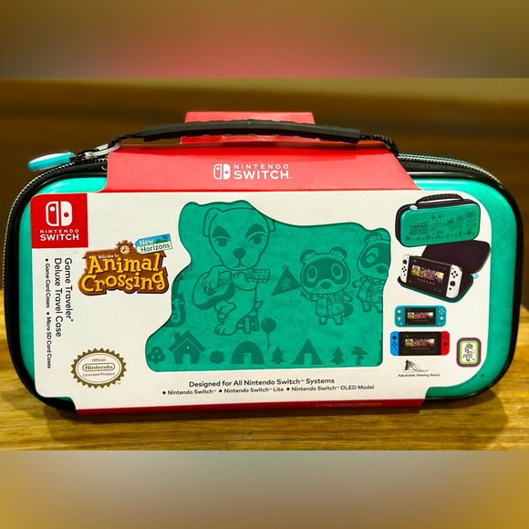 Nintendo Switch Game Traveler Deluxe Travel Case Animal Crossing: New Horizons - Picture 3 of 8